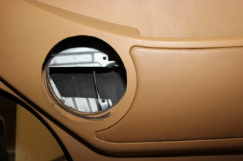 Lautsprecheraufnahme umgearbeitet - VW T4 - exact audio Frontsystem vollaktiv - Lautsprecheraufnahme umgearbeitet -  