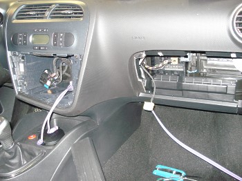 radioschacht seat leon - Seat Leon FR - Frontsystem Audio System HX165SQ - Radioschacht Seat Leon -  