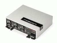 Mosconi Aerospace 6to8 - Prozessor - Mosconi Aerospace 6to8 - Ausstellungsst�ck Demo -   Class D Aktiv-Modul f�r Subwoofer-Geh�use   96 kHz / 24 Bit  High Resolution-Audio  Eing�nge: 6 x RCA (Cinch), umschaltbar High / Low Level mit Autosense 8 x RCA analog 1 x S/PDIF optisch (frei zuordenbar, lautst�rkegeregelt) 1 x S/PDIF digital optisch 1 x RCA digital COAX  Ausg�nge:  8 x RCA analog 1 x S/PDIF optisch (frei zuordenbar, lautst�rkegeregelt)  Vollparametrischer 30 Band EQ   Laufzeitkorrektur 0 � 12 ms (0,010 ms Schritte)  Input-Delay (Kan�le 1 � 6) zur Korrektur von laufzeitverz�gerten Werkssystemen  Phasenumkehr 0 - 180�  4 x Preset Speicher (Umschaltung ohne Tonunterbrechung  Abmessungen: 150 x 125 x 40 mm (inkl. Befestigungsflansch)      599,00 EUR / St�ck   inkl. MwSt.      