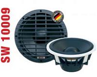 sw10009 - German Maestro - German Maestro SW10009 -    High Energy Kompakt-Woofer   Nennbelastbarkeit: 120 Watt   Impulsbelastbarkeit: 260 Watt   bertr. Bereich: 24 Hz   Empfindlichkeit: 93 db    Impedanz 4 Ohm   Einbautiefe Tieftner 117 mm       159,00 EUR   inkl. MwSt.    