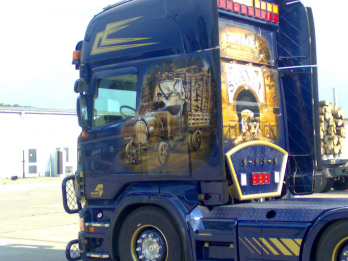 Airbrush Seite - Scania R500 -  -  