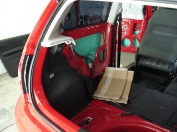 Dmmung Seitenteil hinten - VW FOX - SubTwo Kofferraum & Frontsystem - Dmmung Seitenteil hinten -  