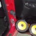 2-Wege System mit 2 Kickbass - Doorboards VW Golf 3 / Vento / Cabrio