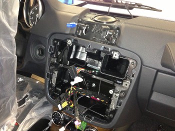 Demontage 7 Zoll Bildschirm  - Mercedes G Cabrio NTG 4.5  Rckfahrkamera - Demontage 7 Zoll Bildschirm  -  